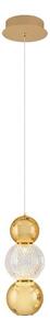 Pendul LED pe cablu CREMONA LED/5W/230V 3000K auriu