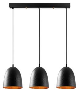 Lustră pe cablu TATTOO, 3xE27/40W/230V, neagră