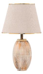 Lampă de masă RAMZES 1xE27/40W/230V crem/auriu