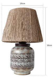 Lampă de masă RAMZES 1xE27/40W/230V, maro