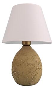 Lampă de masă RAMZES 1xE27/40W/230V alb/maro