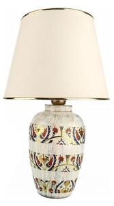 Lampă de masă RAMZES 1xE27/40W/230V crem/auriu