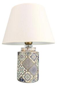 Lampă de masă RAMZES 1xE27/40W/230V alb/gri