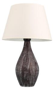 Lampă de masă RAMZES 1xE27/40W/230V alb/maro