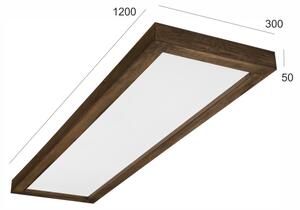 Brilagi - Corp de iluminat LED pentru baie WOODY FRAME LED/40W/230V 120x30 IP44, finisaj stejar/nuc