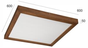 Brilagi - Lampă LED pentru baie WOODY FRAME LED/40W/230V 60x60 IP44, stejar/cireș