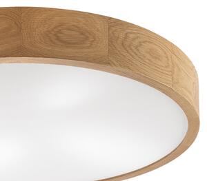 Brilagi - Plafonieră LED CARVALHO 4xE27/60W/230V, finisaj stejar, diam. 57,5 cm