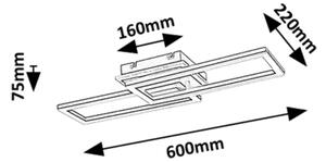 Rabalux 71393 - Plafonieră LED dimabilă RAMIN LED/30W/230V 3000-6500K + telecomandă
