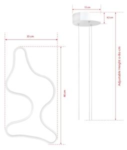 Pendul LED pe cablu ARTISAN LED/36W/230V 4000K alb