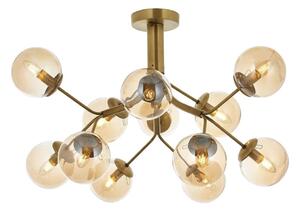 Lustră aplicată VARANA 12xE14/40W/230V bronz