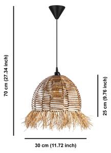 Lustră pe cablu RUYO 1xE27/40W/230V, maro