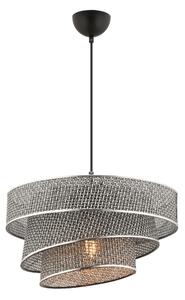 Pendul pe cablu COUPER 1xE27/60W/230V gri/crom lucios