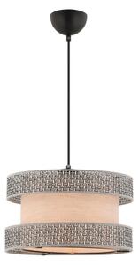 Pendul cu cablu HALO 1xE27/60W/230V bej/gri
