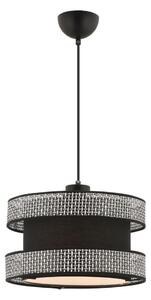 Lustră suspendată pe cablu HALO 1xE27/60W/230V negru/gri