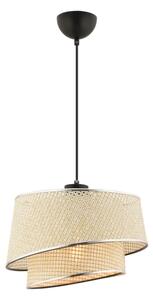 Suspensie pe cablu BARETTE 1xE27/60W/230V crem/crom lucios