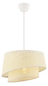 Pendul pe cablu BARETTE 1xE27/60W/230V crem