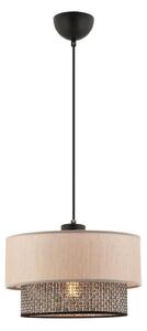 Pendul pe cablu ECHO 1xE27/60W/230V bej/gri