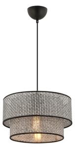 Pendul pe cablu ECHO 1xE27/60W/230V gri/negru