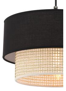 Lustră pe cablu ECHO 1xE27/60W/230V negru/crem