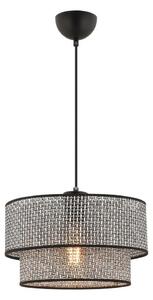 Pendul pe cablu ECHO 1xE27/60W/230V gri/negru