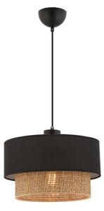 Pendul pe cablu ECHO, 1xE27, 60W, 230V, negru/maro