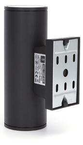 Aplică de exterior Aigostar 2xGU10/230V negru IP65 rotund