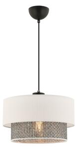 Pendul cu cablu ECHO 1xE27/60W/230V crem/gri