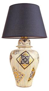 Lampă de masă RAMZES 1xE27/40W/230V, albastră/bej