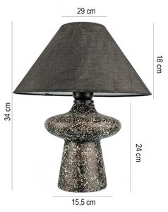 Lampă de birou RAMZES 1xE27/40W/230V neagră