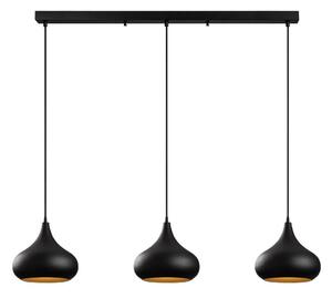 Lustră suspendată pe cablu MUBA 3xE27/40W/230V negru