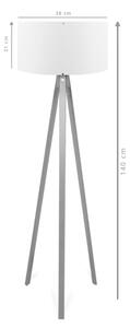 Lampă de podea AYD 1xE27/40W/230V maro/gri
