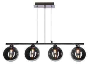 Lustră suspendată pe cablu SOMUL 4xG9/20W/230V, negru fumuriu