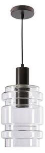 Lampă suspendată pe cablu RADON 1xE27/40W/230V transparentă