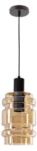 Pendul pe cablu RADON 1xE27/40W/230V bej fumuriu