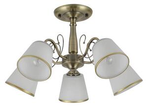 Candelabru cu tijă LOSANNA, 5 x E14, 40 W, 230 V, alamă
