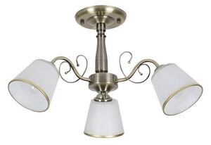 Lustră pe tijă LOSANNA 3xE14/40W/230V alamă