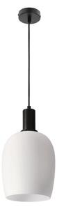 Lustră suspendată pe cablu WOLKEN 1xE27/40W/230V alb/negru