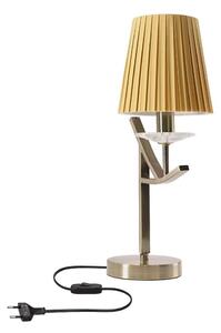 Lampă de masă VITORIA 1xE14/40W/230V galben/alamă