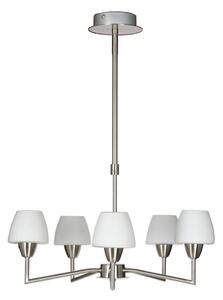 Lustră pe tijă TOGO 5xG9/40W/230V crom mat/alb