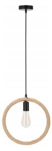 Pendul cu cablu KOLO 1xE27/40W/230V bej/negru
