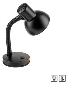 JUST LIGHT. 11080-18 - Lampă de birou flexibilă FLEXI 1xE27/25W/230V, neagră