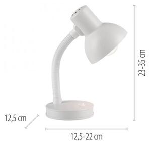 JUST LIGHT. 11080-16 - Lampă de birou flexibilă FLEXI 1xE27/25W/230V albă