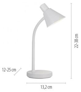 JUST LIGHT. 11248-16 - Lampă de birou LED flexibilă PIXIE, 4,5 W, 230 V, albă