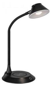 JUST LIGHT. 14414-18-LED PUCKI, lampă de masă dimabilă cu încărcare, LED/4,5W/230V, neagră