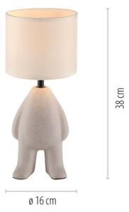 JUST LIGHT. 14191-39 - Lampă de masă TED 1xE27/25W/230V bej