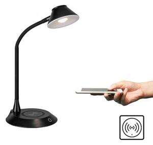 JUST LIGHT. 14414-18-LED PUCKI, lampă de masă dimabilă cu încărcare, LED/4,5W/230V, neagră