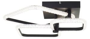 Brilliant - Plafonieră LED dimabilă AYDIN LED/34W/230V, neagră + telecomandă