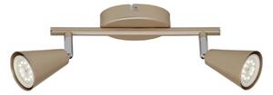 Spot LED Briloner 2849-027 GOLD BASIC 2xGU10/5W/230V