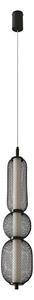 Pendul cu cablu PUMA LED/15W/230V, diam. 14 cm, negru