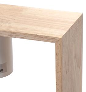 Aigostar - Lustră LED suspendată din lemn de pin pe cablu 1xE27/9W/230V 2200K